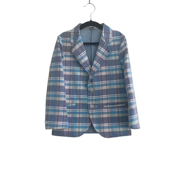 Boutique Other - Boutique Boy's Multi Color Plaid Blazer Size 5